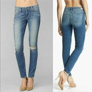 Paige Verdugo Ultra Skinny Jeans in Lynn Destructed Holes Distressed